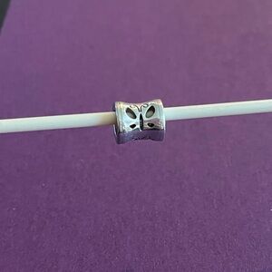 Brighton Silvertone Butterfly Cut Out charm.